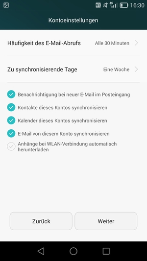Wählen Sie Weiter