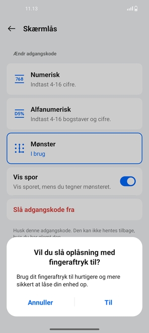 Vælg din foretrukne mulighed