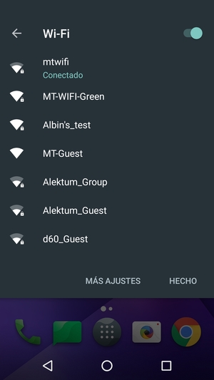Desactive Wi-Fi