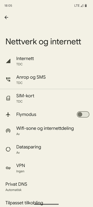 Velg SIM-kort