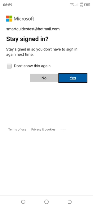 Select your preferred option