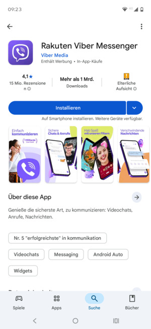 Wählen Sie Installieren