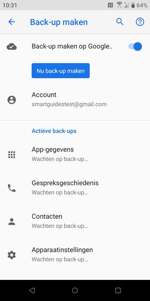 Selecteer Account