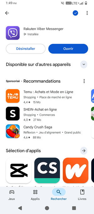 Sélectionnez Ouvrir