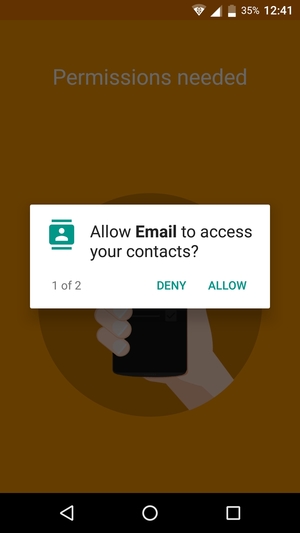 Select ALLOW