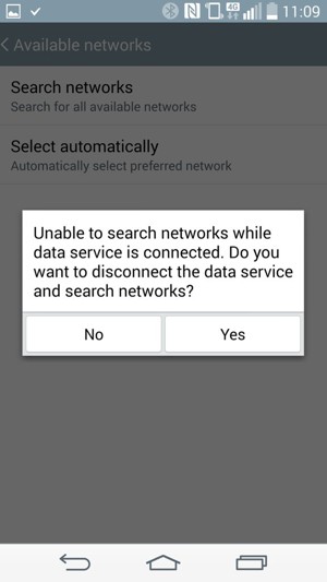 Select Yes