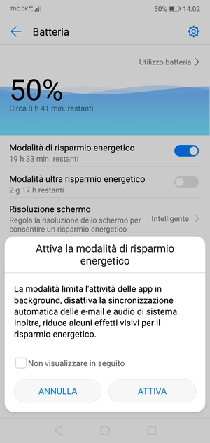 Seleziona ATTIVA