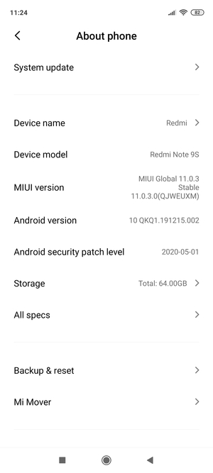 Select System update