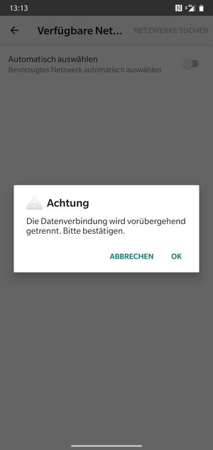 Wählen Sie OK