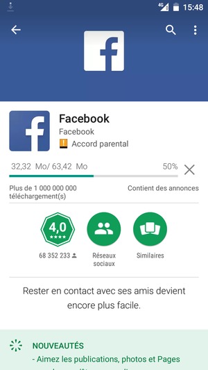 Veuillez attendre la fin de la procédure d'installation