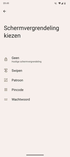 Selecteer Patroon