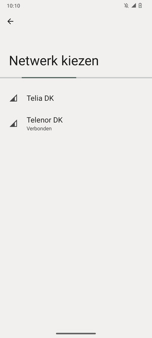 Wacht tot de zoekopdracht beëindigd is