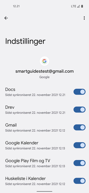 Vælg Menu-knappen