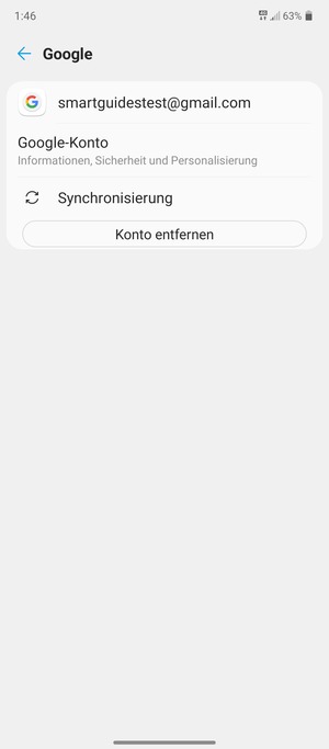 Wählen Sie Synchronisierung