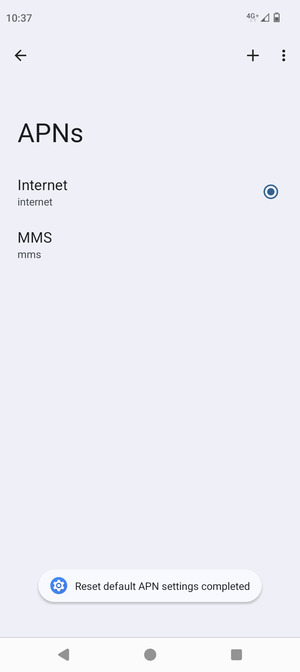 Select New APN