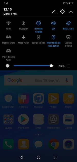 Désactiver le Information de localisation