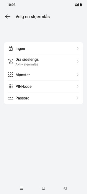 Velg Mønster