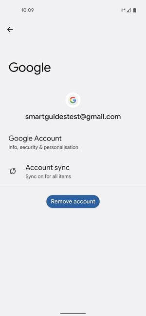 Select Account sync