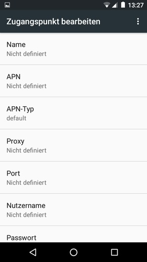 Geben Sie Internet-Informationen ein