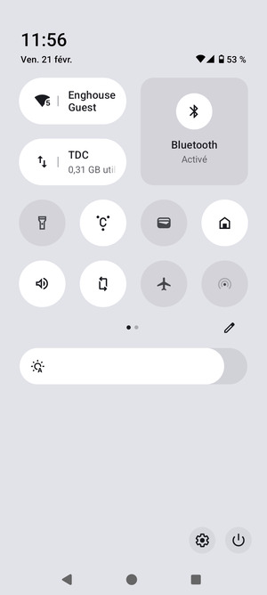 Désactiver Wi-Fi et Bluetooth
