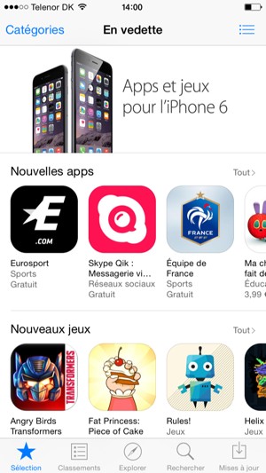 Sélectionnez Rechercher