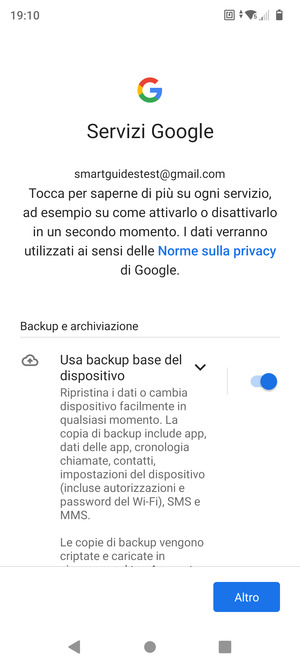 Seleziona Altro