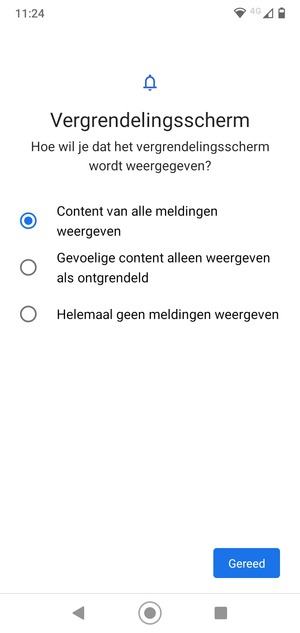 Selecteer uw voorkeursoptie en selecteer Gereed