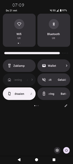 Pas helderheid aan op het vereiste niveau