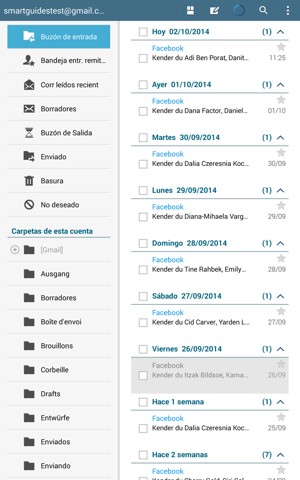 Su Gmail/Hotmail está listo para usar