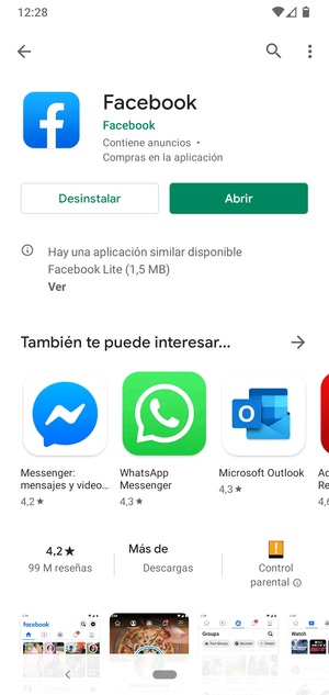 Seleccione Abrir