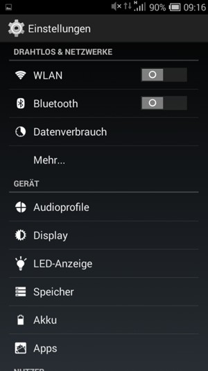 Wählen Sie Mehr...
