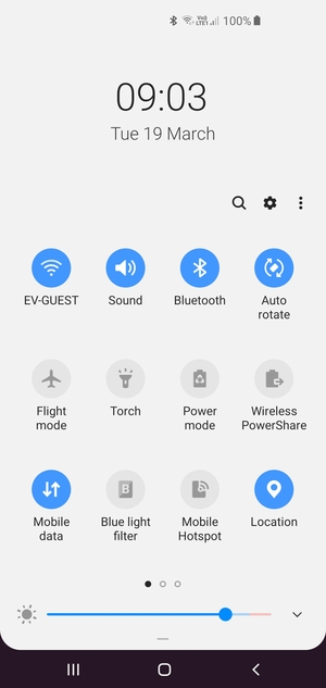 Turn off Wi-Fi  and Bluetooth