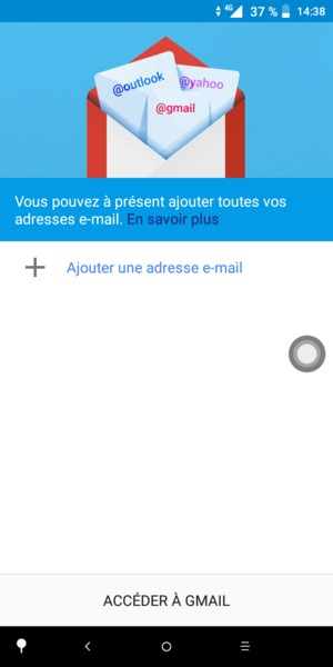 Sélectionnez Ajouter une adresse e-mail