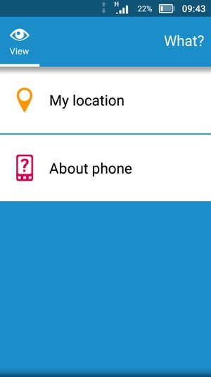 Scroll to and select About phone