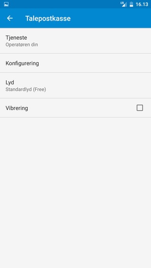 Velg Konfigurering