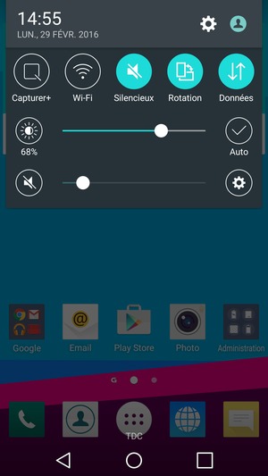 Sélectionnez Silencieux pour repasser en mode sonore