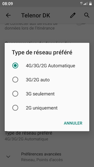 Sélectionnez votre option préférée