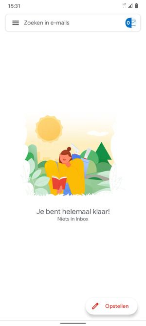 Uw Hotmail is klaar voor gebruik