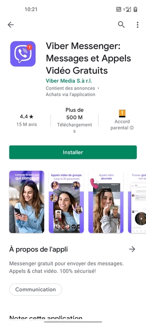 Sélectionnez Installer