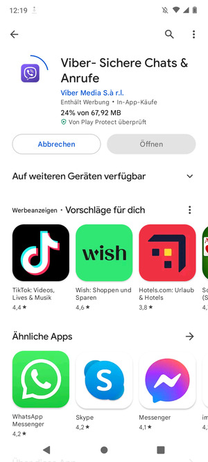 Warten Sie, bis der Installationsprozess  beendet ist
