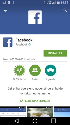 Vælg INSTALLER