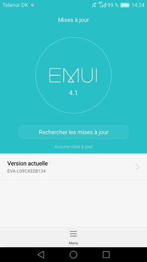 Sélectionnez Rechercher les mises à jour