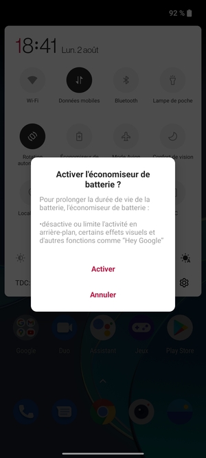 Sélectionnez Activer
