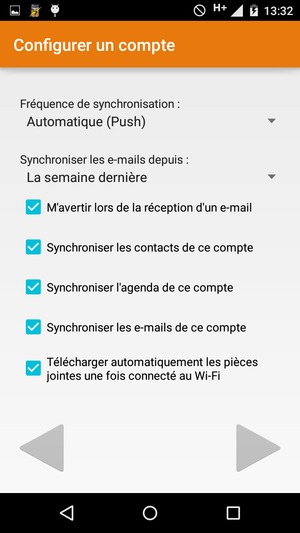Sélectionnez SUIVANT