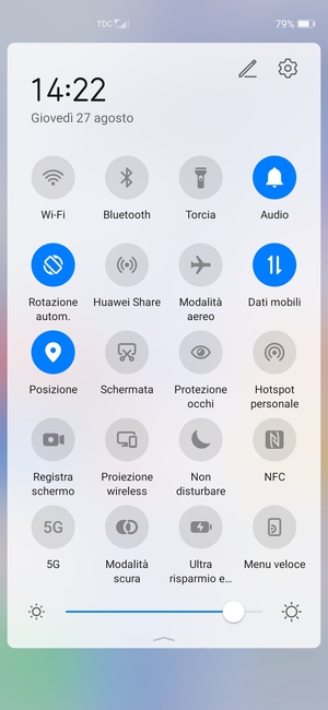 Disattiva Posizione