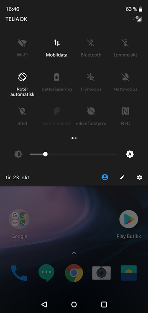Slå Batterisparing på