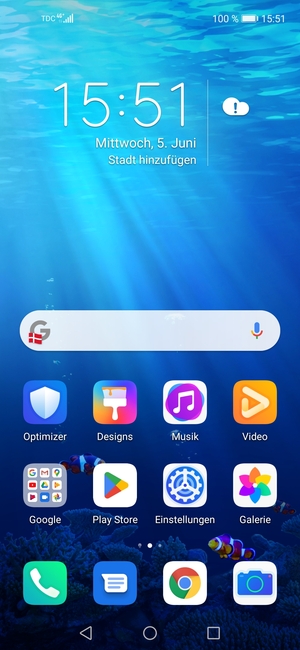 Wählen Sie Play Store