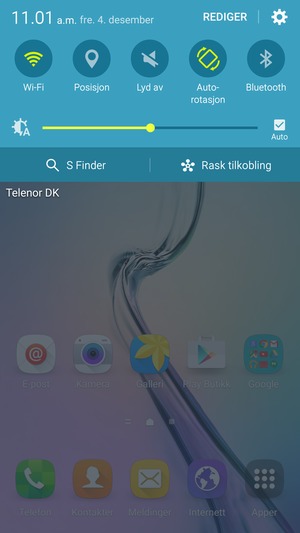 Velg Lyd av for å bytte til Lyd modus igjen