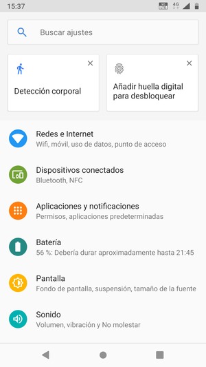 Seleccione Redes e Internet