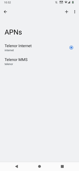 Select the Menu button